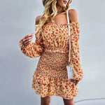 Robe Fleurie Elastique - Vignette | Dame Fleur