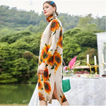 Robe Fleurie en Cachemire - Vignette | Dame Fleur