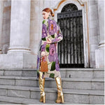 Robe Fleurie en Cachemire - Vignette | Dame Fleur