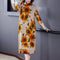 Robe Fleurie en Cachemire | Dame Fleur