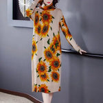 Robe Fleurie en Cachemire - Vignette | Dame Fleur