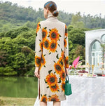 Robe Fleurie en Cachemire - Vignette | Dame Fleur