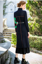 Robe Fleurie en Laine - Vignette | Dame Fleur