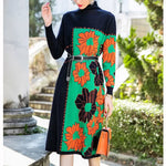 Robe Fleurie en Laine - Vignette | Dame Fleur