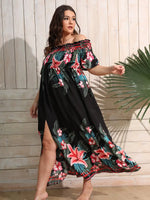 Robe Fleurie Eté Femme Grande Taille - Vignette | Dame Fleur