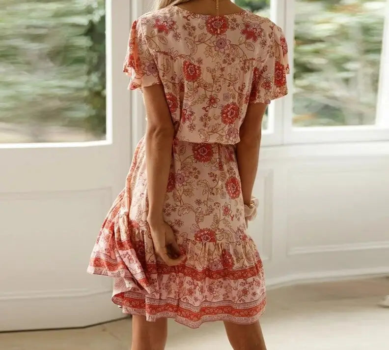 Robe Fleurie Femme Bohème | Dame Fleur