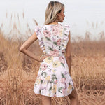 Robe Fleurie Femme Courte - Vignette | Dame Fleur