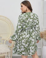 Robe Fleurie Grande Taille - Vignette | Dame Fleur
