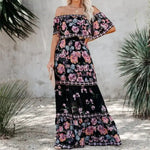 Robe Fleurie Hippie - Vignette | Dame Fleur