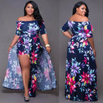 Robe Fleurie Mariage Femme Ronde - Vignette | Dame Fleur