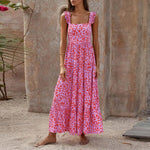 Robe Fleurie Maxi - Vignette | Dame Fleur