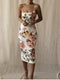 Robe Fleurie Mi-Longue Moulante | Dame Fleur