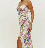 Robe Fleurie Midi - Vignette | Dame Fleur