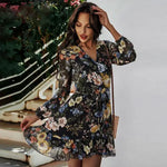 Robe Fleurie Style Bohème - Vignette | Dame Fleur