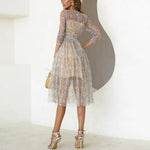 Robe Fleurie Transparente - Vignette | Dame Fleur