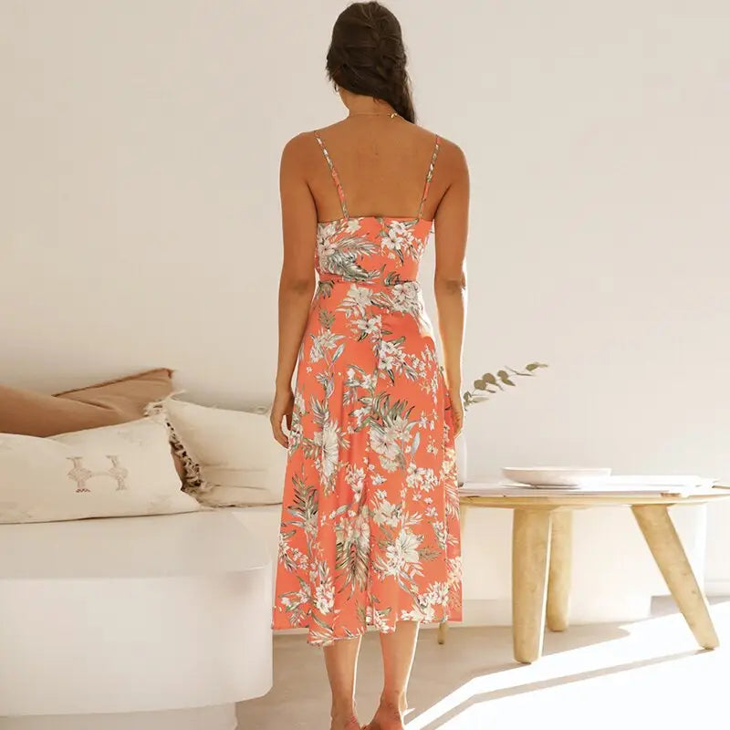 Robe Fleurs Femme Eté | Dame Fleur