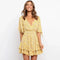 Robe Fluide Fleurie Courte | Dame Fleur
