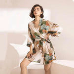 Robe Kimono à Fleur - Vignette | Dame Fleur