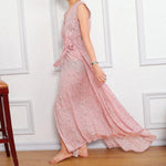 Robe Longue à Fleurs Style Boho - Vignette | Dame Fleur