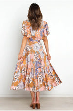 Robe Longue avec des Fleurs - Vignette | Dame Fleur