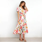 Robe Longue avec des Fleurs - Vignette | Dame Fleur