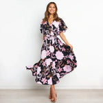 Robe Longue avec des Fleurs - Vignette | Dame Fleur