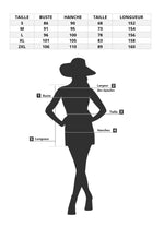 Robe Longue Bleu Ciel Fleurie - Vignette | Dame Fleur