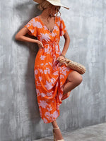 Robe Longue Champêtre Fleurie - Vignette | Dame Fleur