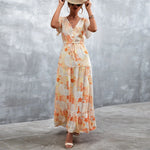 Robe Longue Champêtre Fleurie - Vignette | Dame Fleur