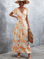 Robe Longue Champêtre Fleurie - Vignette | Dame Fleur