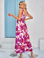 Robe Longue d'Eté à Fleurs pour Femme Boho - Vignette | Dame Fleur