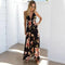 Robe Longue Dos Nu Fleuri | Dame Fleur