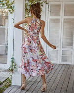 Robe Longue Fleur Eté - Vignette | Dame Fleur