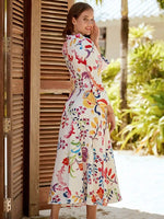 Robe Longue Fleur Femme - Vignette | Dame Fleur