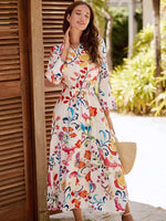 Robe Longue Fleur Femme - Vignette | Dame Fleur