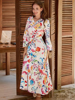 Robe Longue Fleur Femme - Vignette | Dame Fleur