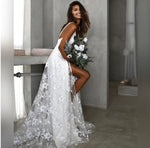 Robe Longue Fleurie avec Broderie - Vignette | Dame Fleur