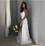 Robe Longue Fleurie avec Broderie - Vignette | Dame Fleur