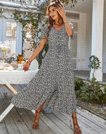 Robe Longue Fleurie Cintrée - Vignette | Dame Fleur