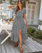 Robe Longue Fleurie Cintrée | Dame Fleur