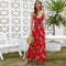 Robe Longue Fleurie Dos Nu | Dame Fleur