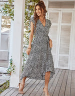 Robe Longue Fleurie en Mousseline pour Femme - Vignette | Dame Fleur