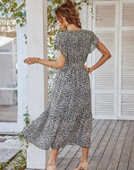 Robe Longue Fleurie en Mousseline pour Femme - Vignette | Dame Fleur