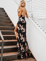 Robe Longue Fleurie Habillé - Vignette | Dame Fleur