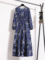 Robe Longue Fleurie Style Bohème - Vignette | Dame Fleur