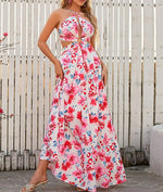 Robe Longue Fleurie Style Habillé - Vignette | Dame Fleur