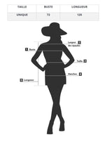 Robe Longue Fleurs Bleues - Vignette | Dame Fleur