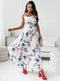 Robe Longue Jupe Fleurie | Dame Fleur