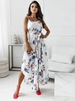 Robe Longue Jupe Fleurie - Vignette | Dame Fleur