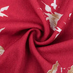 Robe Longue Rouge Fleurie Dos Nu - Vignette | Dame Fleur